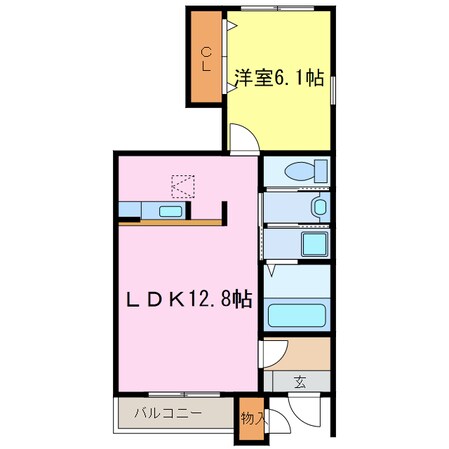 中村公園駅 バス12分  東条下車：停歩10分 1階の物件間取画像